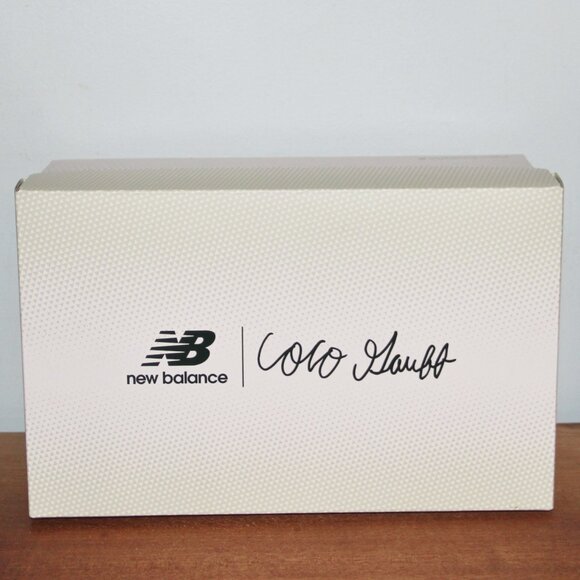 New Balance Coco Gauff CG2 Tennis Pickleball Shoes Women's 9 Blue Yellow - Picture 9 of 9